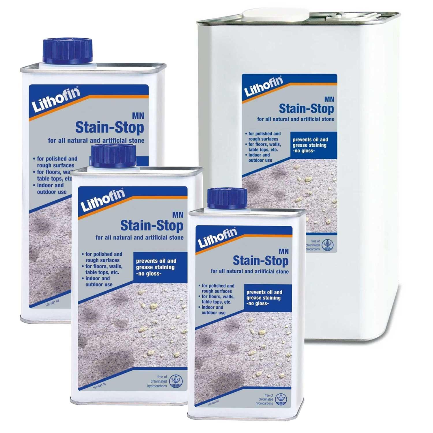 Lithofin MN Stain-Stop Natural Artificial Stone Prevent Oil Grease