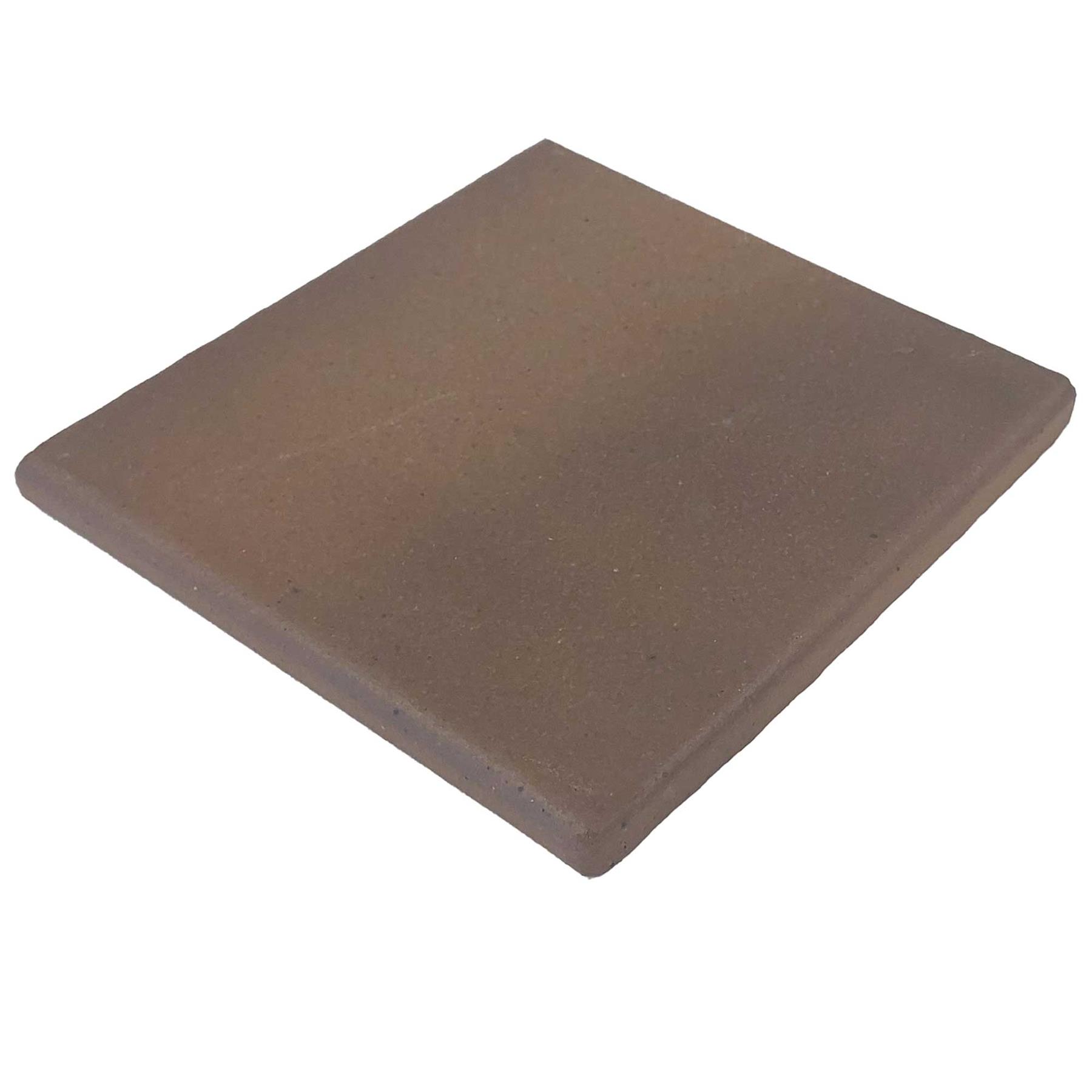New Authentic Brown Quarry Tiles Double Round Edge 150x150mm