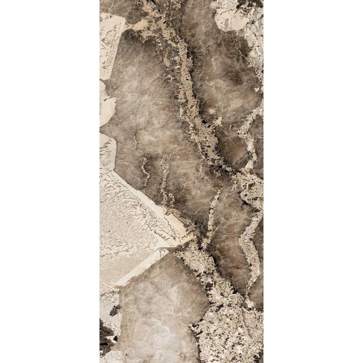 Heritage Flame Polished Large Porcelain Tile Slab 1200x2400mm