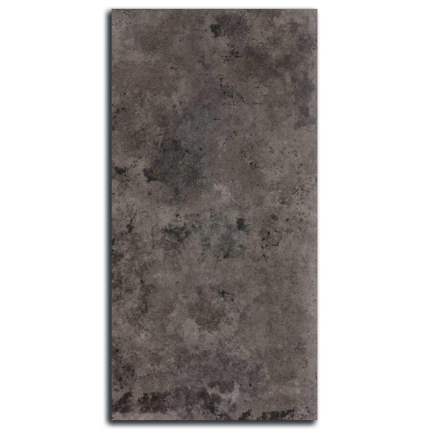 Detroit Metal Taupe Porcelain Wall Tile Metalic Rectangle 300x600mm