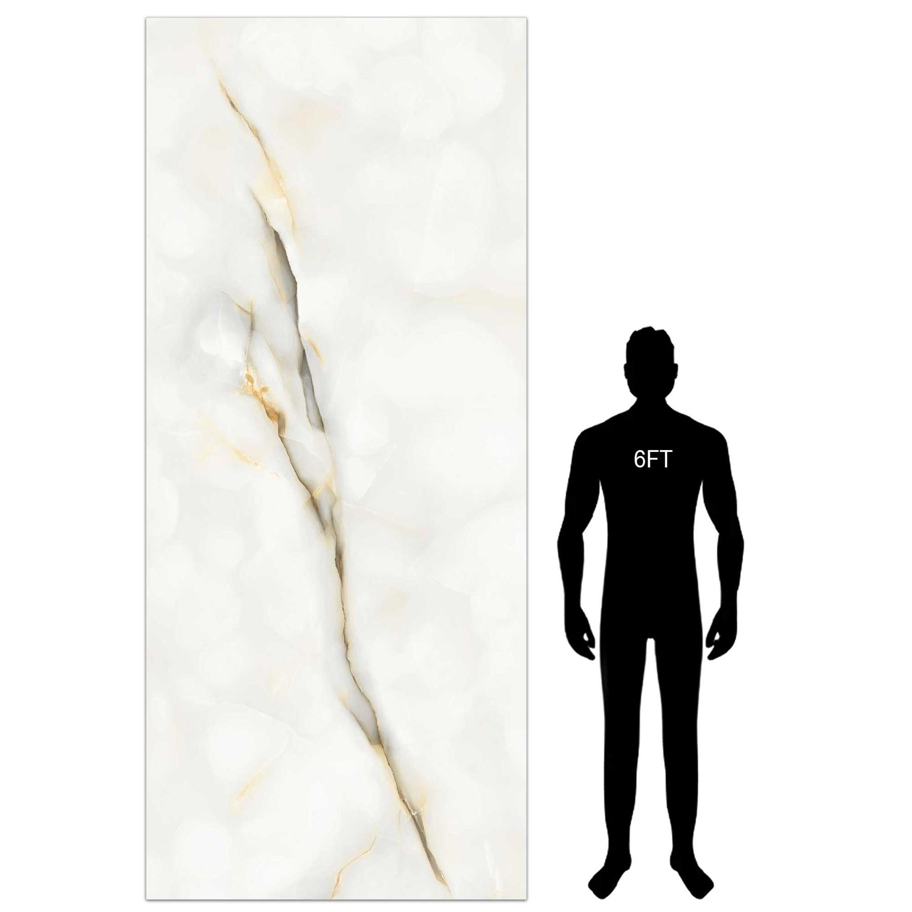 Onyx Pearl Natural Large Porcelain Tile Slab 1200x2780mm