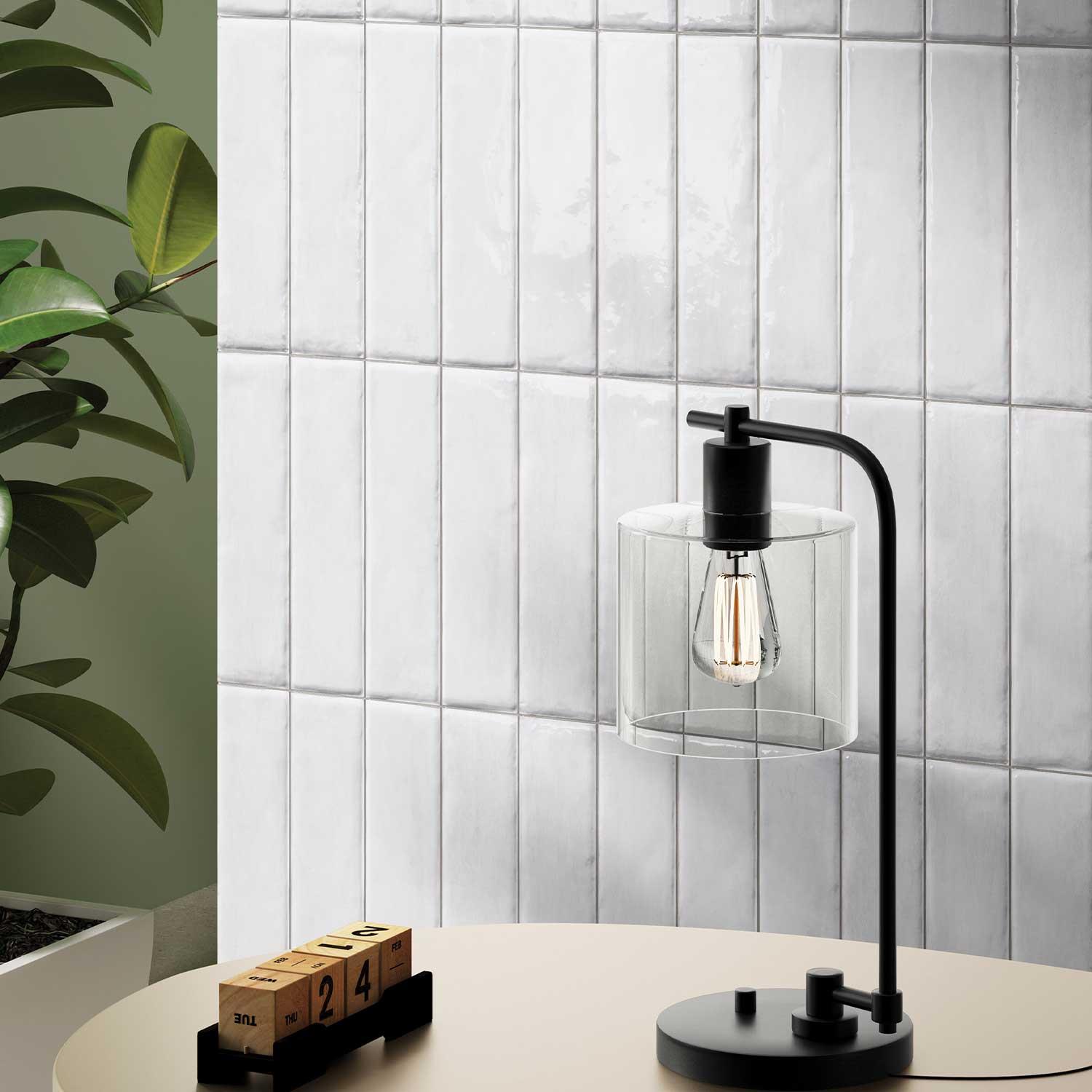 RAK Marakkesh White Gloss Metro Ceramic Wall Tiles 65x260mm (Sold by Box)