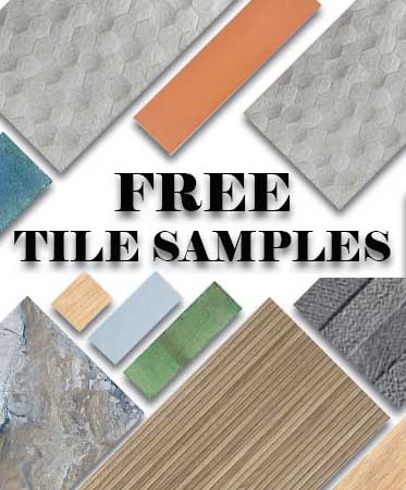 Free tile sample at tile experience