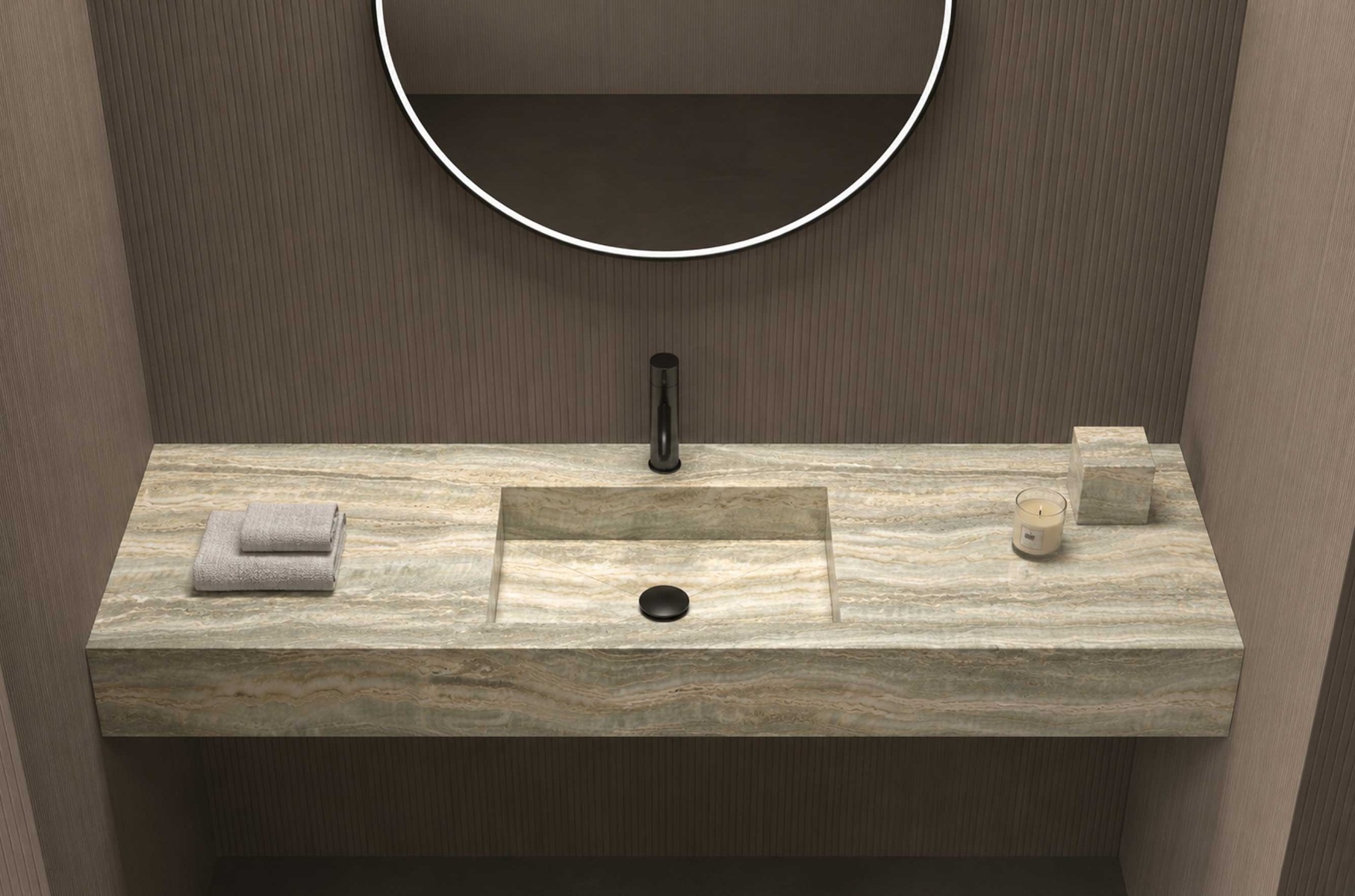 Solo 1400 wide vanity