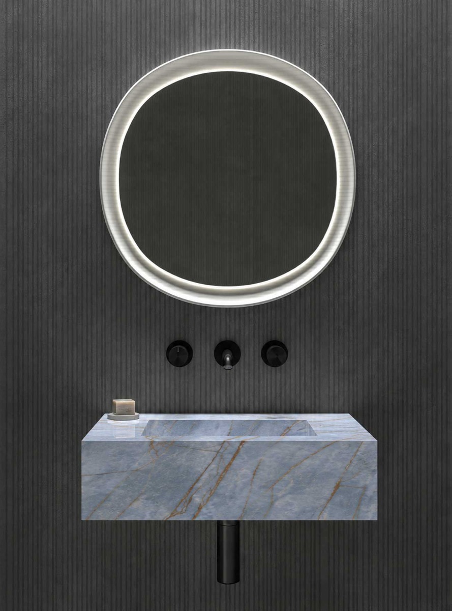 Solo 450 stone vanity basin