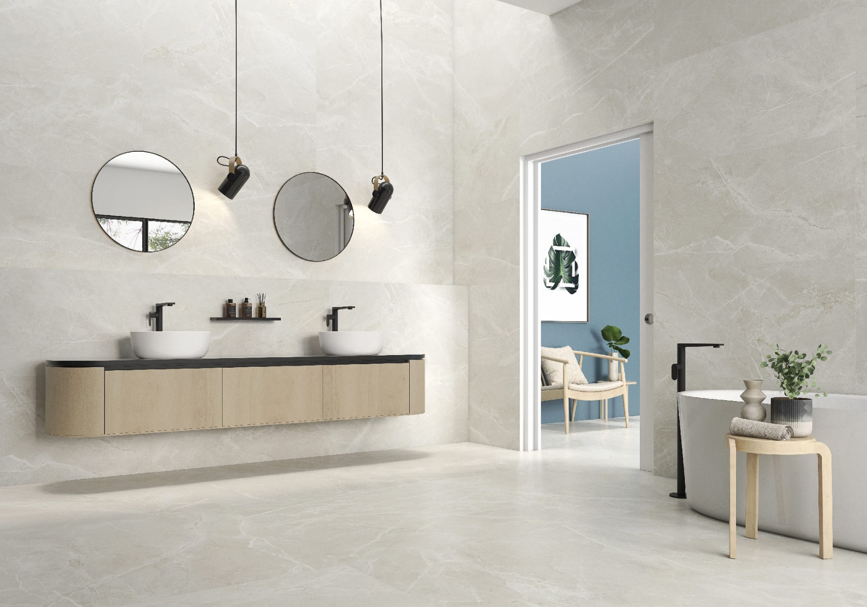 Catena Marble Effect Porcelain Tile