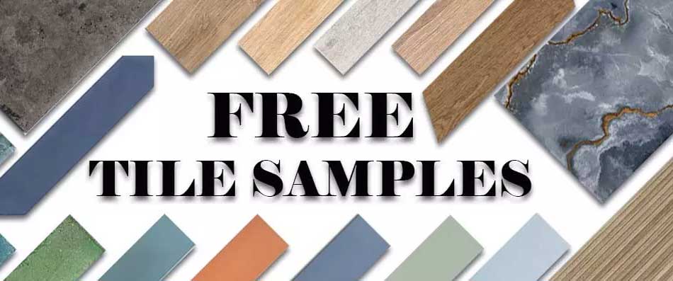 Free tile sample at tile experience